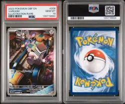 2023 POKEMON OBF EN-OBSIDIAN FLAMES ILLUSTRATION RARE #206 VAROOM PSA 10 - Image 3