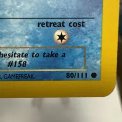 2000 Pokemon WOTC - Neo Genesis - 80/111 1st Edition - Totodile - Image 5