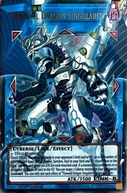 RA05-EN146 Firewall Dragon Singularity Extended Art Ultra Rare YUGIOH - Image 1