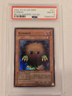 Yu-Gi-Oh! Kuriboh MRD-071 Super Rare 1st Edition PSA 8 NM-MT - Image 1