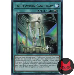 Yugioh Lightsworn Sanctuary SDLI-EN024 Ultra Rare NM - Image 1