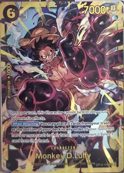 One Piece Royal Blood Foil Monkey.D.Luffy (118) OP10-118 SEC NM - Image 1