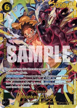 One Piece Royal Blood Foil Monkey.D.Luffy (118) OP10-118 SEC NM - Image 2