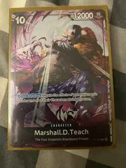 Marshall.D.Teach P-100 Event Pack Vol.8 One Piece Card Game English Promotion NM - Image 1