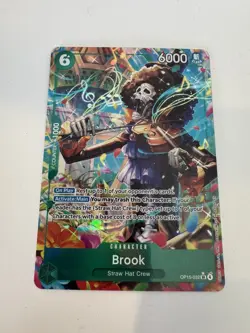 Brook OP15-032 Alternate Art Adventure on Kami's Island Foil - One Piece TCG - Image 1