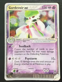 Pokemon Gardevoir EX Holo Rare TCG Card 2003 96/100 HP - Image 1