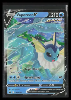 #SWSH150 Vaporeon V SWSH: Sword & Shield Promo Cards 🔥 - Image 1