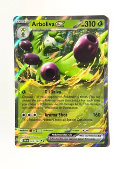 Arboliva EX 23/182 Pokemon Card TCG Destined Rivals Double Rare Holo NM - Image 1