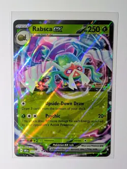 2025 Pokemon TCG Destined Rivals Rabsca EX 25/182 Double Rare Card - NM - Image 1