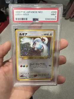 Pokemon PSA Graded Japanese Card Lot: Lugia, Pikachu & Zekrom GX Holo Promo (3) - Image 1