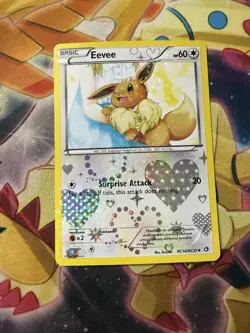 Eevee - RC14/RC25 - Pokemon Legendary Treasures Radiant Collection Card NM - Image 1