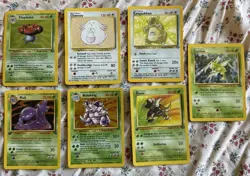 Pokemon Card HOLO RARE 1st edition BASE JUNGLE LOT - Image 1