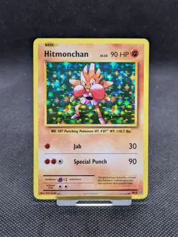 Hitmonchan 62/108 Evolutions Holo Rare Pokemon Card NM - Image 3