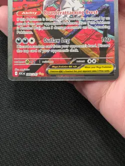 Mega Scrafty ex 285/217 Me: Ascended Heroes SIR NEAR MINT CONDITION CARD - Image 4