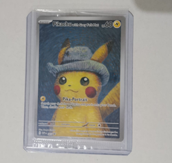 Pikachu with Grey Felt Hat Van Gogh English SVP 085 Pokemon card TCG - Image 1