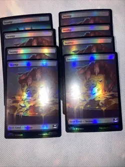 Magic The Gathering TMNT Swamp Lot (7 Pizza 1 Rooftop) - Image 1