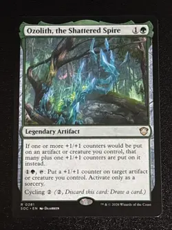 MTG Commander: Secrets of Strixhaven Ozolith, the Shattered Spire 0281 NM Rare - Image 1