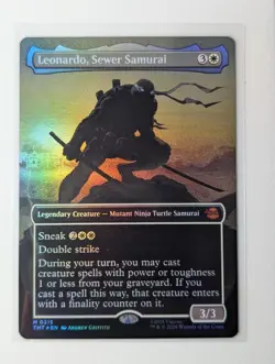 Leonardo, Sewer Samurai (Borderless) 215 Teenage Mutant Ninja Turtles TMT M - Image 1