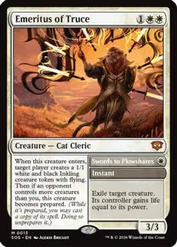 Emeritus of Truce 13 Mythic Secrets of Strixhaven Near Mint - Image 1