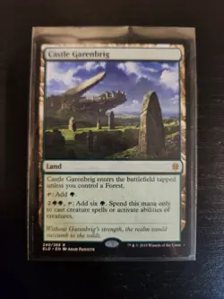Castle Garenbrig, Throne of Eldraine, NM, MTG-Magic The Gathering, Regular - Image 1