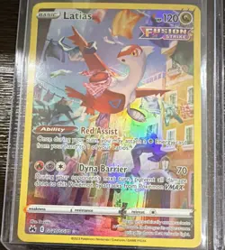 Pokemon Latias GG20/70 Crown Zenith Galarian Gallery Ultra Rare Holo Ability - Image 1