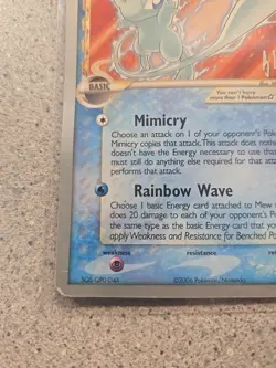 Mew Gold Star #101 Delta Species Ultra Rare - Pokemon 2008 World Championships - Image 4