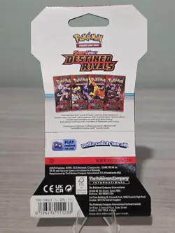 2025 Pokemon Destined Rivals Sleeve Booster Pack Sealed Ethan And Ho-oh Art Work - Image 2