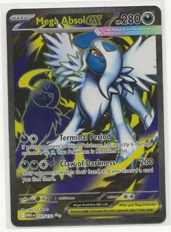 Mega Absol ex 161/132 Ultra Rare Mega Evolution Pokemon NM/M - Image 1