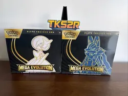 Pokemon TCG Mega Evolutions ETB Lucario & Gardevoir English Sealed Set SEE PICS - Image 1