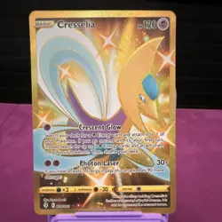 Pokemon Cresselia 228/203 SWSH07 Evolving Skies Secret Rare Full Art Holo 2021 - Image 1