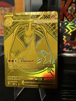 Pokemon TCG ME: Ascended Heroes Mega Charizard Y EX 294/217 Mega Hyper Rare Gold - Image 1