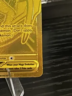 Pokemon TCG ME: Ascended Heroes Mega Charizard Y EX 294/217 Mega Hyper Rare Gold - Image 2