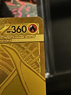 Pokemon TCG ME: Ascended Heroes Mega Charizard Y EX 294/217 Mega Hyper Rare Gold - Image 3