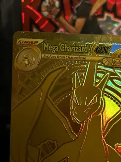 Pokemon TCG ME: Ascended Heroes Mega Charizard Y EX 294/217 Mega Hyper Rare Gold - Image 5