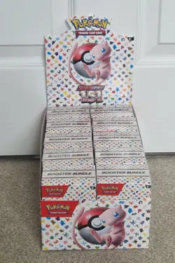 10 x Pokemon 151 Sealed Booster Bundle In Display Case Box - Image 1