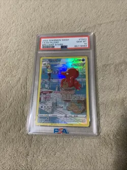 2022 POKEMON SWORD & SHIELD BRILLIANT STARS #TG03 FULL ART/OCTILLERY PSA 10 - Image 1