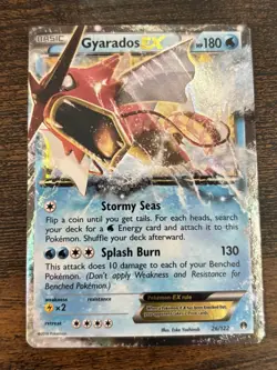 Gyarados EX - Breakpoint 26/122 - Ultra Rare- Pokemon TCG 2016 - MP - Image 1