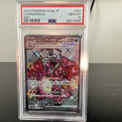 Pokemon Charizard ex 331/190 Shiny Treasure Ex SSR Holo PSA 10 Japanese - Image 1