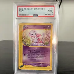 Pokemon Mew Expedition Base Set #55/165 Rare Regular English PSA 9 2002 - Image 1