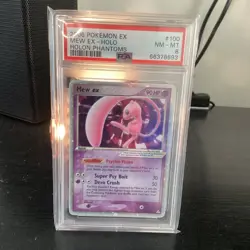 Pokemon Mew ex 100/110 Holon Phantoms Holo Ultra Rare EX PSA 8 2006 - Image 1