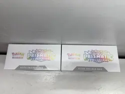 Pokemon Prismatic Evolutions ETB Elite Trainer Boxes NEW Factory Sealed Lot of 2 - Image 2