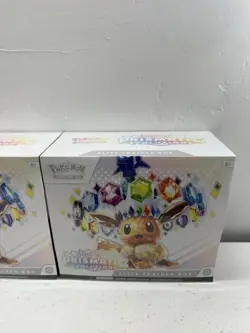 Pokemon Prismatic Evolutions ETB Elite Trainer Boxes NEW Factory Sealed Lot of 2 - Image 4