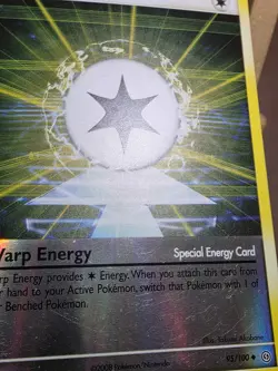 HP Pokemon WARP ENERGY 95/100 Reverse Holo (2008 Stormfront) - Image 5