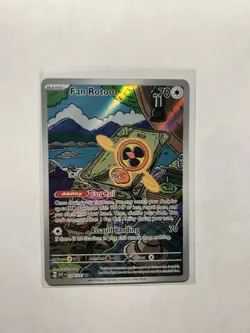 Pokemon Fan Rotom 250/217 ASC Full Art Holo Ability 70 HP Basic English - Image 1