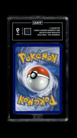 2021 Pokemon SWSH Evolving Skies 194/203 Rayquaza V Alt Art UR TAG 9 Mint - Image 2