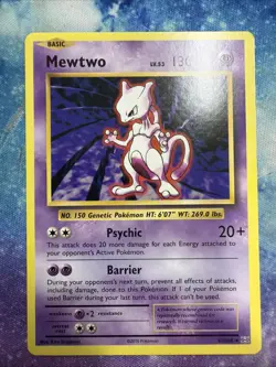 Pokemon Mewtwo 51/108 Non-holo Evolutions set Rare - Image 1