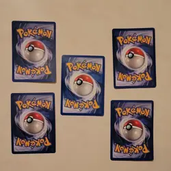 5 Pack Pokemon TCG Charmander & Blaine's Charmander Base Set Gym Challenge Lot - Image 2