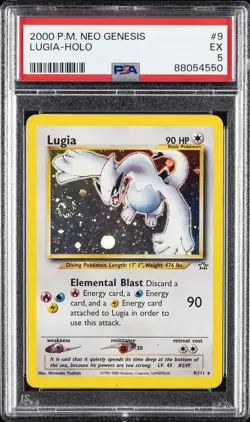 2000 POKEMON NEO GENESIS #9 LUGIA-HOLO PSA 5 - Image 1