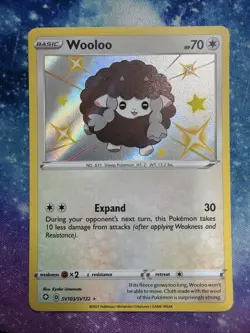 The Pokemon Company Wooloo SV103/SV122 Shining Fates Shiny Holo Rare EN - Image 1
