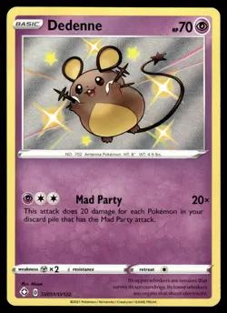 Dedenne #SV051 - Rare HOLO - Pokemon Shining Fates - NM - Image 1